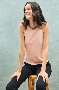 Polo Club T-Shirts*T-shirt couleur en lin et coton avec monogramme brodé Maquillage