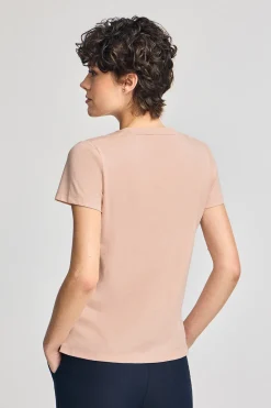 Polo Club T-Shirts*T-shirt couleur à col en V avec broderie Rigby Best Maquillage