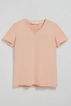 Polo Club T-Shirts*T-shirt couleur à col en V avec broderie Rigby Best Maquillage