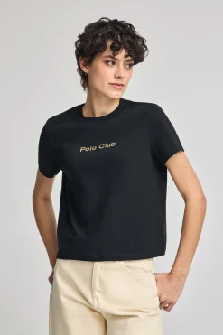 Polo Club T-Shirts*T-shirt Diamond à imprimé métallisé Bleu Marine