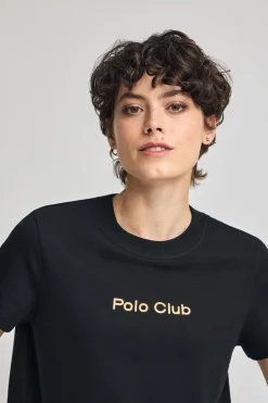 Polo Club T-Shirts*T-shirt Diamond à imprimé métallisé Bleu Marine