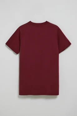 Polo Club T-Shirts*T-shirt à col ras du cou et broderie Rigby Go Grenat