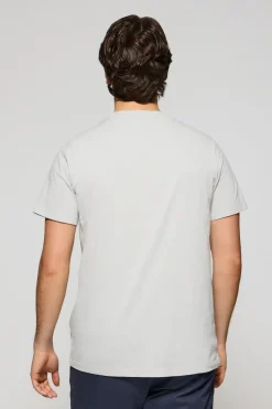 Polo Club T-Shirts*T-shirt à col ras du cou et broderie Rigby Go Gris clair