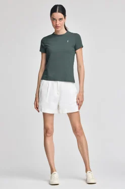Polo Club T-Shirts*T-shirt à col rond et broderie Rigby Go Gris Pierre