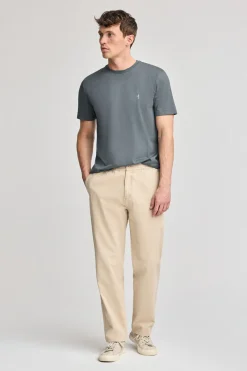 Polo Club T-Shirts*T-shirt basique à col rond et broderie Rigby Best Gris Pierre