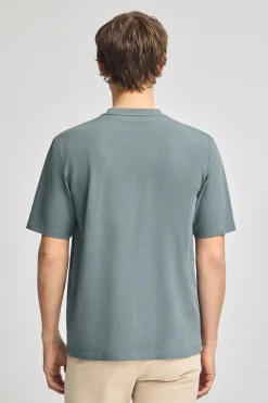Polo Club T-Shirts*T-shirt en coton et lin à broderie Rigby Go Gris Pierre