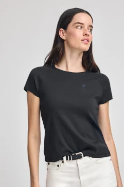 Polo Club T-Shirts*T-shirt Hesperia avec monogramme brodé Noir
