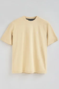 Polo Club T-Shirts*T-shirt en coton et lin à broderie Rigby Go Ivoire