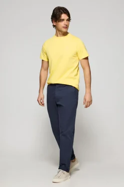 Polo Club T-Shirts*T-shirt jaune à col ras du cou et broderie Rigby Go Jaune tendre