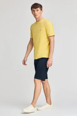 Polo Club T-Shirts*T-shirt jaune basique à col rond et broderie Rigby Best Jaune tendre