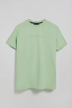 Polo Club T-Shirts*T-shirt à col ras du cou et logo caoutchouté Menthe