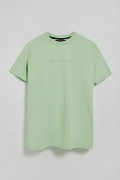 Polo Club T-Shirts*T-shirt à col ras du cou et logo caoutchouté Menthe