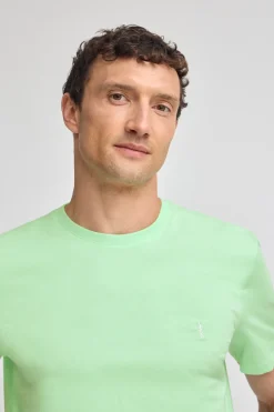 Polo Club T-Shirts*T-shirt basique à col ras du cou et broderie Rigby Best Menthe