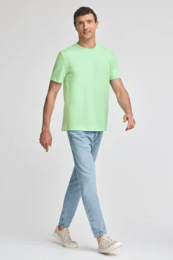 Polo Club T-Shirts*T-shirt basique à col ras du cou et broderie Rigby Best Menthe
