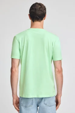 Polo Club T-Shirts*T-shirt basique à col ras du cou et broderie Rigby Best Menthe