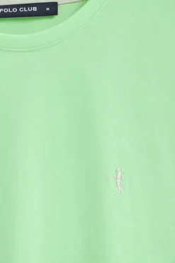 Polo Club T-Shirts*T-shirt basique à col ras du cou et broderie Rigby Best Menthe