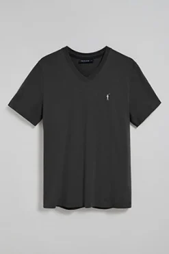 Polo Club T-Shirts*T-shirt à col en V et logo brodé Rigby Go Noir
