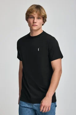 Polo Club T-Shirts*T-shirt à col ras du cou et broderie Rigby Go Noir