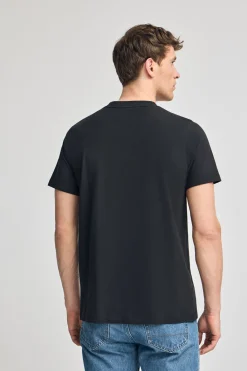 Polo Club T-Shirts*T-shirt à col rond et Big Rigby Go caoutchouté Noir