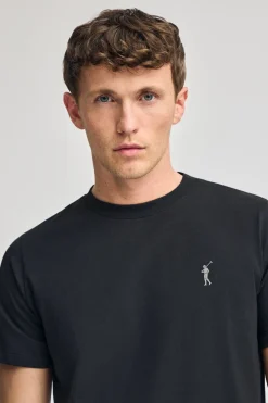 Polo Club T-Shirts*T-shirt à col rond et Big Rigby Go caoutchouté Noir