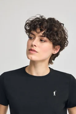 Polo Club T-Shirts*T-shirt à col rond et broderie Rigby Go Noir