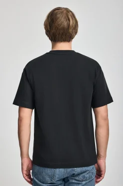 Polo Club T-Shirts*T-shirt à manches courtes et col ras du cou avec logo Noir