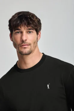 Polo Club T-Shirts*T-shirt à manches longues et brodé Rigby Go Noir