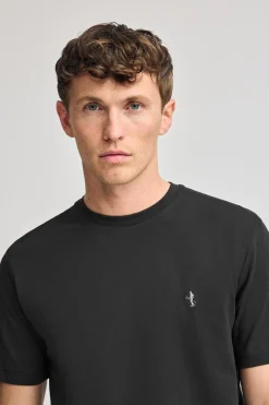 Polo Club T-Shirts*T-shirt basique à col rond et broderie Rigby Best Noir