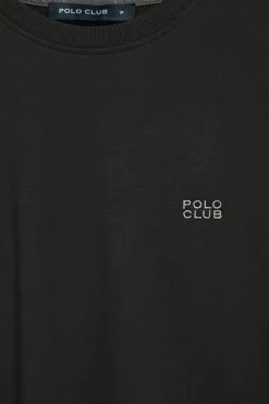 Polo Club T-Shirts*T-shirt basique à col ras du cou avec détail brodé Noir