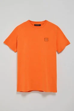 Polo Club T-Shirts*T-shirt garment dye avec détail Orange