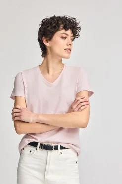 Polo Club T-Shirts*T-shirt à col en V avec broderie Rigby Best Rose
