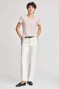 Polo Club T-Shirts*T-shirt à col en V avec broderie Rigby Best Rose
