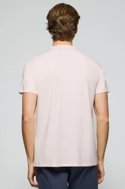 Polo Club T-Shirts*T-shirt clair à col rond et logo brodé Rigby Go Rose