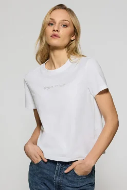 Polo Club T-Shirts*T-shirt Tori avec logo Minimal Combo Blanc