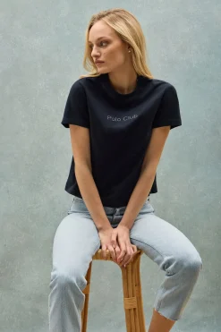 Polo Club T-Shirts*T-shirt Tori avec logo Minimal Combo Bleu Marine
