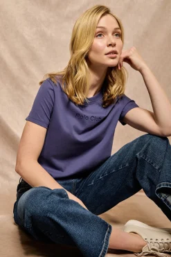 Polo Club T-Shirts*T-shirt Tori avec logo Minimal Combo Bleu océan