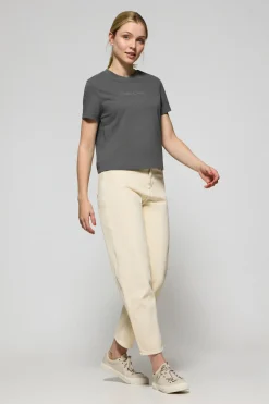 Polo Club T-Shirts*T-shirt Tori couleur gris bitume avec logo Minimal Combo Asphalte