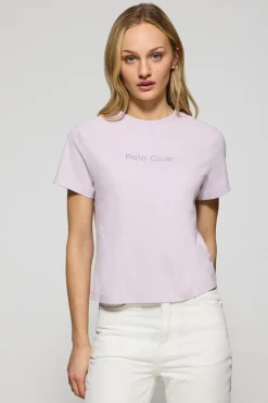 Polo Club T-Shirts*T-shirt Tori couleur avec logo Minimal Combo Lavande
