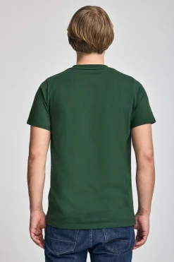 Polo Club T-Shirts*T-shirt à col ras du cou et broderie Rigby Go Vert Bouteille
