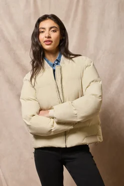 Polo Club Vestes*Veste bomber matelassée Dubai avec des détails Beige