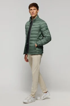 Polo Club Vestes*Veste Cabo ultralight verte avec logo Vert forêt foncé
