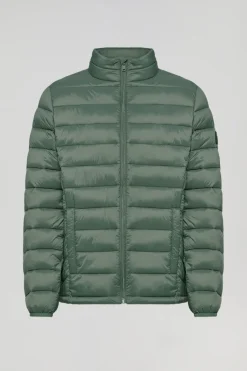 Polo Club Vestes*Veste Cabo ultralight verte avec logo Vert forêt foncé
