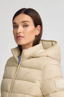 Polo Club Vestes*Veste Cara Ultralight avec logo Beige