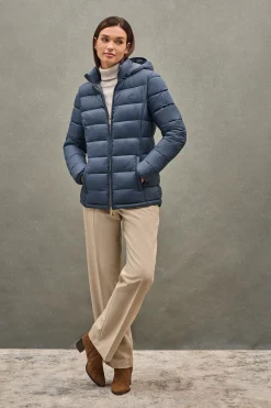 Polo Club Vestes*Veste Cara Ultralight bleu avec logo Denim