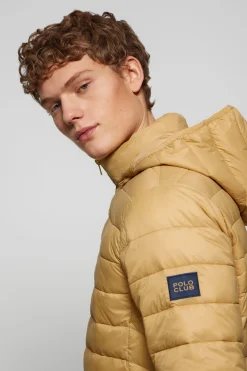 Polo Club Vestes*Veste Charles ultralight couleur avec capuche et logo Camel