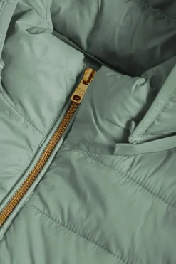Polo Club Vestes*Veste Charles ultralight avec capuche et logo Vert jade