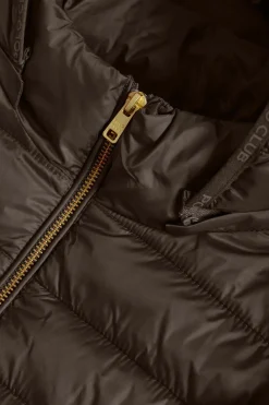 Polo Club Vestes*Veste Charles ultralight marron avec capuche et logo Marron foncé