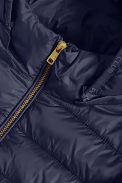 Polo Club Vestes*Veste Charles ultralight avec capuche et logo Bleu Marine