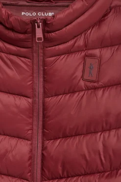 Polo Club Vestes*Veste Chase ultralight avec écusson Rigby Go Grenat