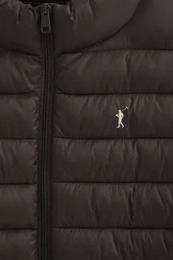 Polo Club Vestes*Veste Chuck Embroidery chocolat foncé avec logo Rigby Go Chocolat noir